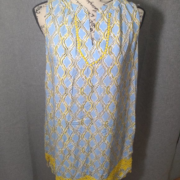 Crown and ivy sleeveless dress petite medium - Picture 1 of 4
